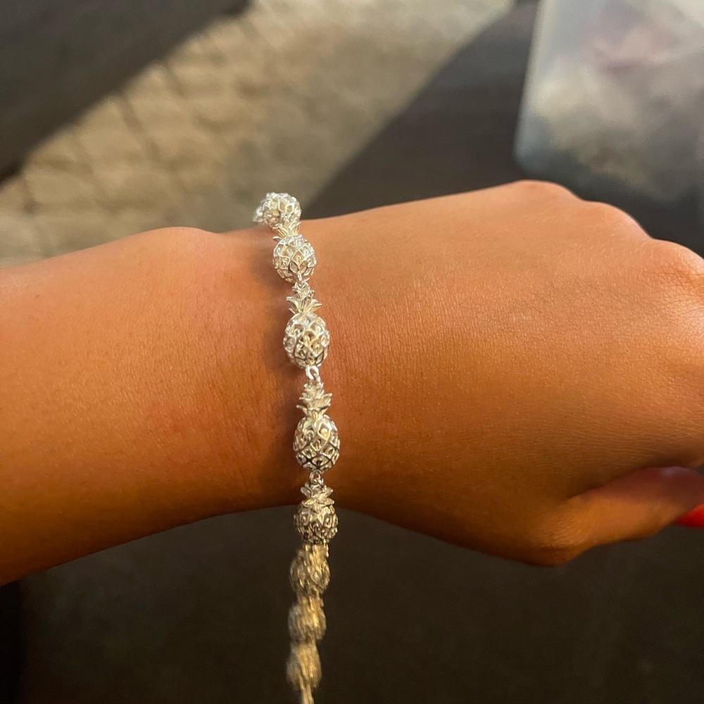 Pineapple Bracelet - Sterling Silver - image 1